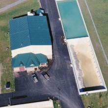 Cochrane Water Treatment Plant Aerial Overview 