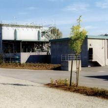 Road View of Langley Wastewater Treatment Plant