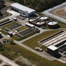 Sarnia Water Pollution Control Centre Aerial Overview