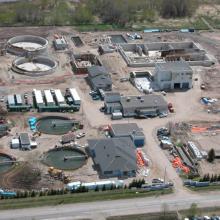 SSM East End Water Pollution Control Plant Aerial Overview