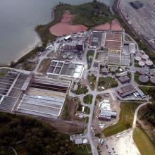 Lakeview Wastewater Treatment Plant Aerial Overview