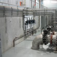 Electrical panel and conduit for chemical injection system