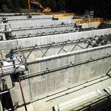 new chain & flight secondary clarifiers