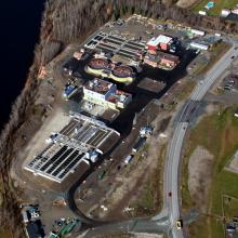 Aerial Overview of Mattagami Water Pollution Control Plant
