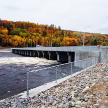 Downstream Timiskaming Ontario Dam