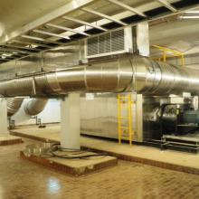 pump gallery with process piping
