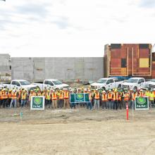 jobsite view with NAC team