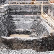 Rock removals for foundation 
