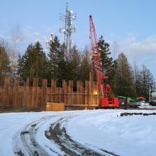Shoring installation 