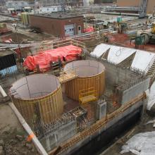 Formwork for tanks