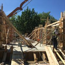 Formwork for concrete column pours 