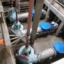 Mezzanine overview of pump gallery